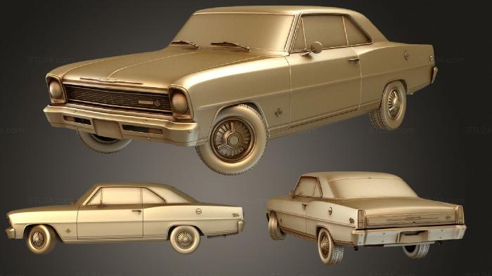 Vehicles (Nova ss 1966, CARS_2847) 3D models for cnc